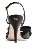 Valentino Garavani Bowow Leather Slingback Pumps