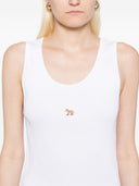 Camiseta de tanques de algodón baby fox de Maison Kitsune