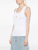 Camiseta de tanques de algodón baby fox de Maison Kitsune