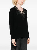 Ermanno Firenze broderet V Necked Sweater