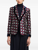 Emporio Armani Printed Single Breasted Jacket