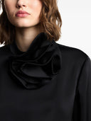 Emporio Armani Ruffled Neckline Sweater