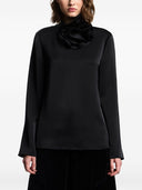 Emporio Armani Ruffled Neckline Sweater