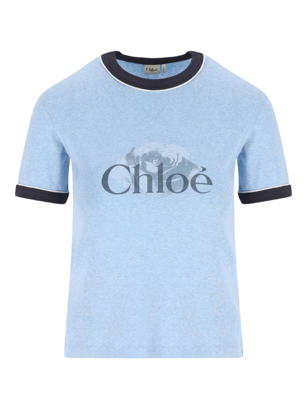 Chloè Logo Cotton T Shirt