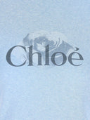 Chloè Logo Cotton T Shirt