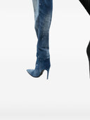 Dsquared2 Denim Heel Boots