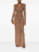 Elisabetta Franchi V Necked Long Dress