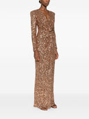 Elisabetta Franchi V Necked Long Dress