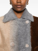 Fendi Wool Furry Coat