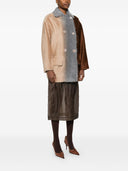 Fendi Wool Furry Coat