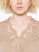 Ermanno Firenze Embroidered V Necked Sweater