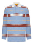 Guest In Residence Cashmere Striped Polo Shirt