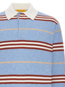 Guest In Residence Cashmere Striped Polo Shirt