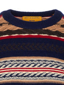 Gäste in der Wohnung gestreifte Crewneck -Pullover
