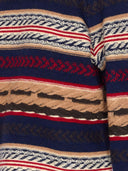 Gäste in der Wohnung gestreifte Crewneck -Pullover