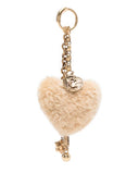 Chloè Heart Shearling Charm