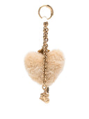 Chloè Heart Shearling Charm