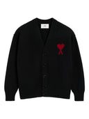 Ami Paris Ami De Coeur Wool Cardigan