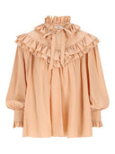 Chloè Rouched Silk Blouse