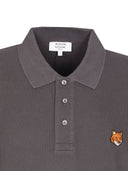 Maison Kitsune 'Fox Head Cotton Polo Shirt