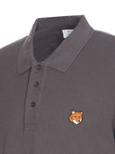 Maison Kitsune 'Fox Head Cotton Polo Shirt