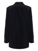 Gucci Embroidered Velvet Coat