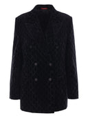 Gucci Embroidered Velvet Coat