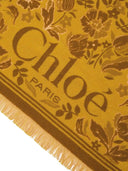Chloè Cotton Beach Towel With Logo