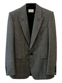 Saint Laurent Flannel Single Breasted Jacket