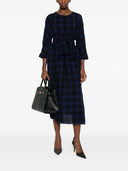 Daniela Gregis Tartan Wool Dress