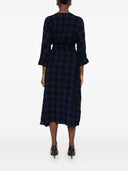 Daniela Gregis Tartan Wool Dress
