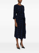 Daniela Gregis Tartan Wool Dress