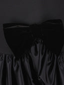 Valentino Bow Detail Wool And Silk Mini Dress