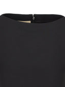 Valentino Bow Detail Wool And Silk Mini Dress