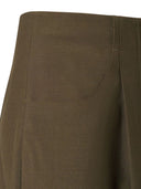 Fendi Wool Wide Leg Trousers