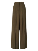 Fendi Wool Wide Leg Trousers