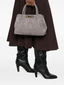 Fabiana filippi suede lederen handtas