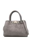Fabiana filippi suede lederen handtas