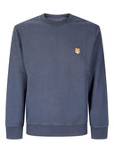 Sudadera de algodón de la cabeza de zorro de Maison Kitsune