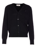 Ami Paris Ami de Coeur Wool Cardigan