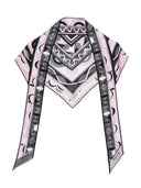 Pucci trykt silke foulard