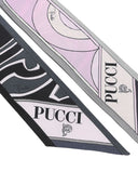 Pucci印刷丝绸foulard