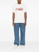 Autry X Maison Kitsune Logo Cotton T Shirt