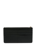 Case de tarjeta con cremallera de cuero Dolce & Gabbana