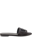 Dolce & Gabbana Dg Logo Leather Sandals
