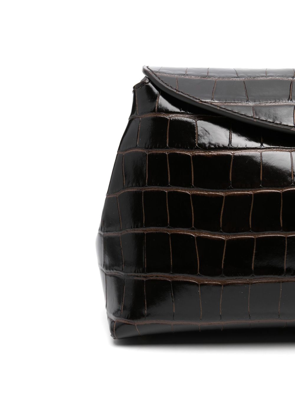 Toteme Pre T Lock Leather Clutch
