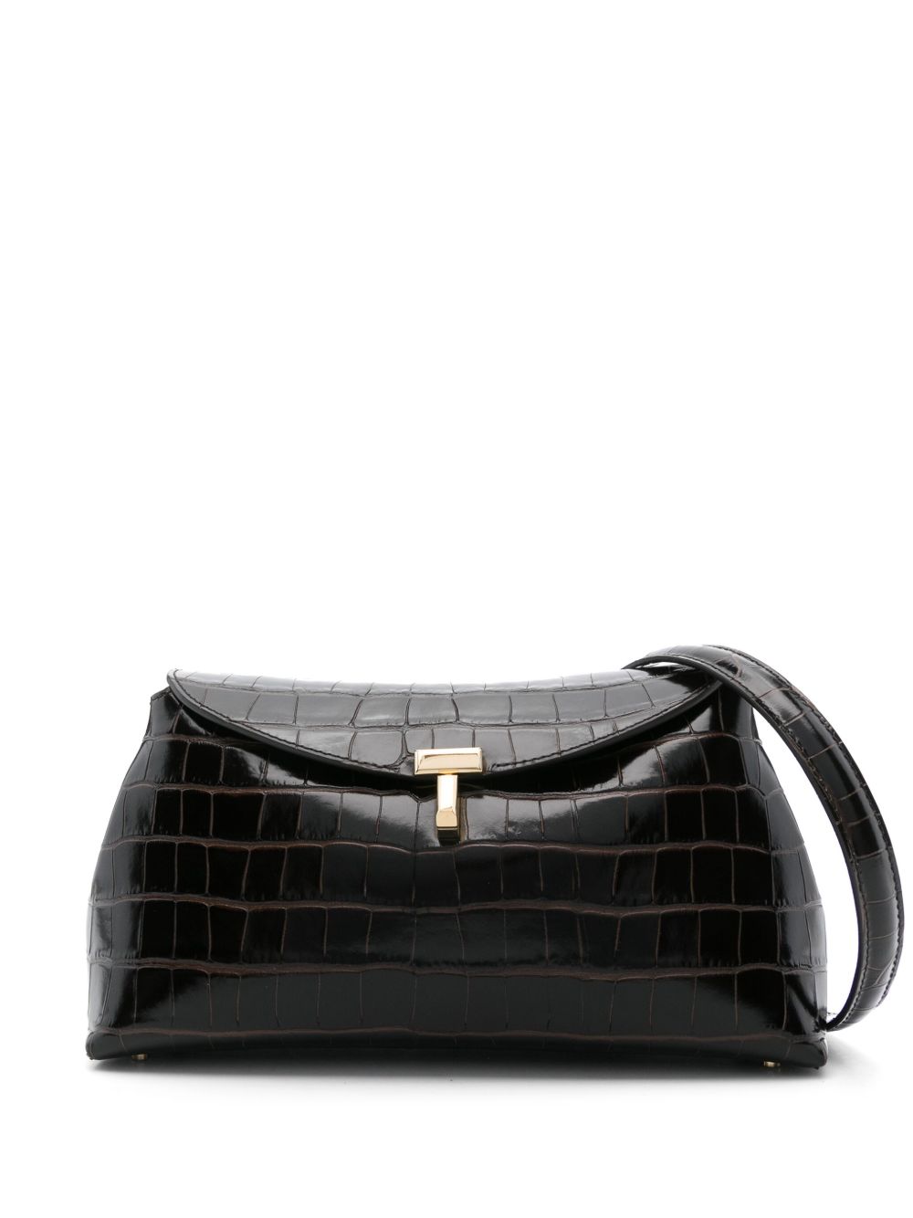 Toteme Pre T Lock Leather Clutch