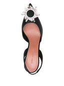 Amina Muaddi Begum Satin Slingback Pumps
