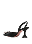 Amina Muaddi Begum Satin Slingback Pumps