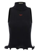 Fendi Wool Turtle Neck Top